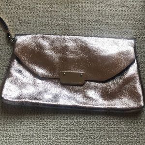 Rose gold handbag/ clutch